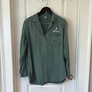 Old Navy Sage Green button down shirt, size XL